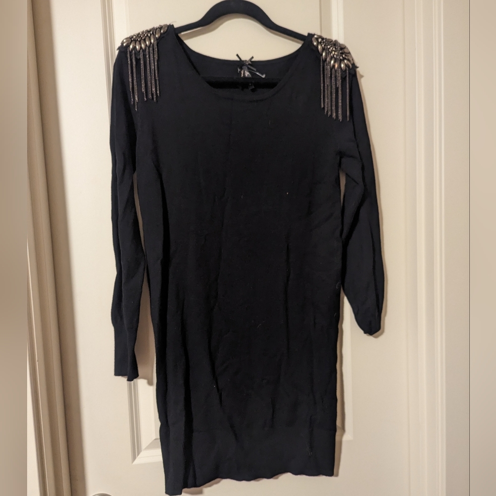 Atmosphere mini dress with metallic elements